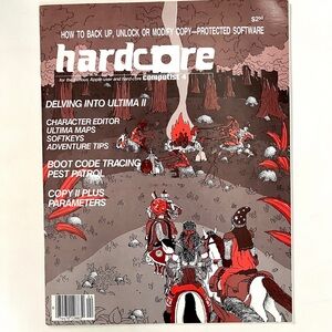 Hardcore 1983. Computist 4 For the serious apple user Collectible. Graphic cover